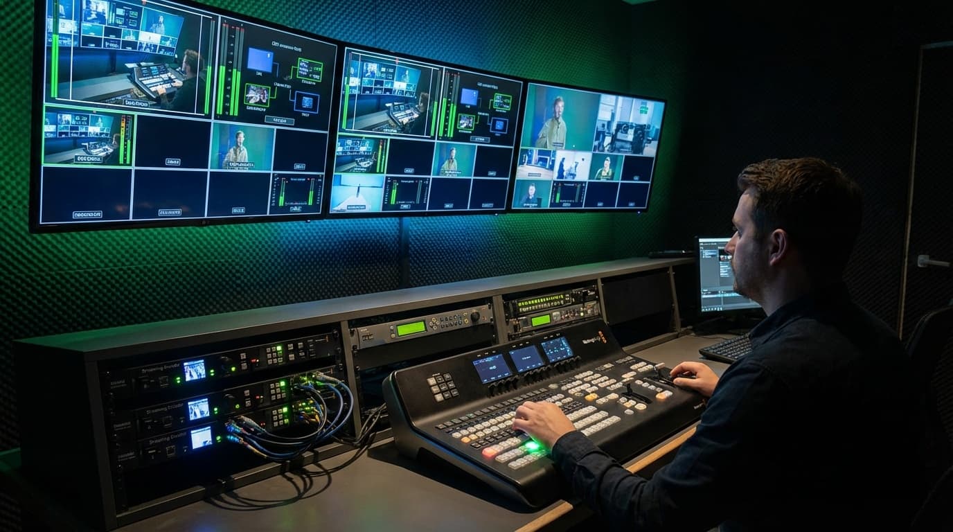 Streaming-kontrollrum